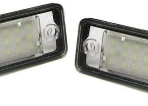Audi A3 / A4 8E / A6 4F / Q7, LED-ljussats för registreringsskyltar