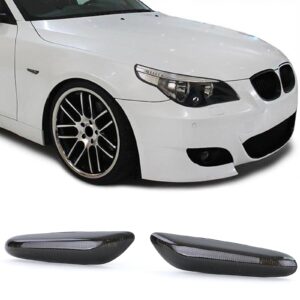 BMW E60 / E61 / E81 / E82 / E87 / E88 / E90 / E91 / E92 / E93, rökgrå led sido blinkers