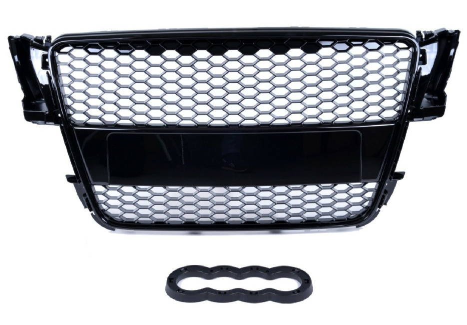 Audi A5 8T 07–11 RS5-look grill (blank svart)
