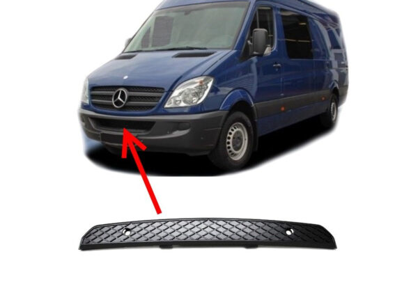 MB Sprinter W906, främre stötfångarfotbräda plast