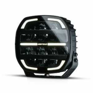 Core 7 7" LED-extraljus, svart hölje, godkänt för vägtrafik + Monster Mode, 5000 K