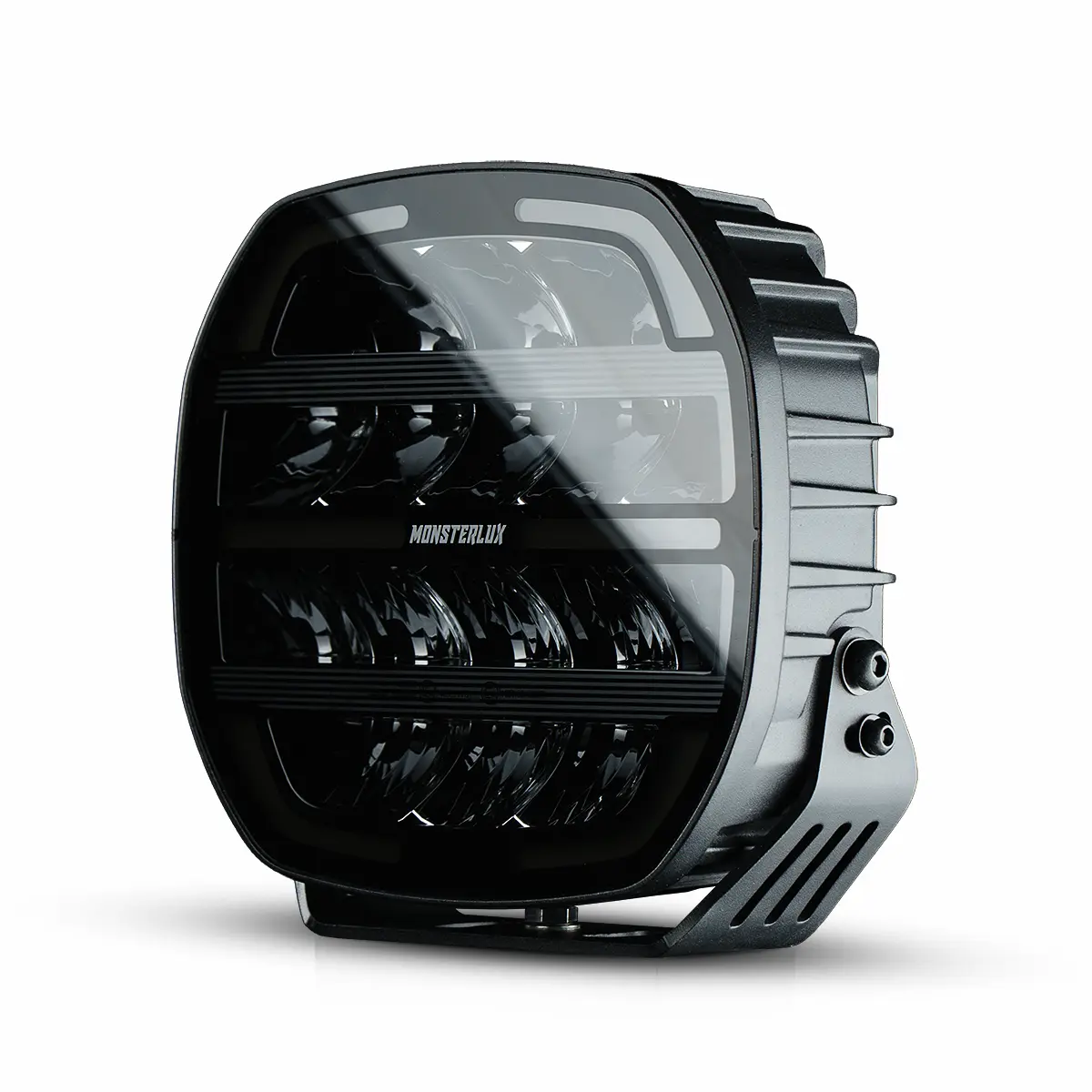 Core 9 9" LED-extraljus, svart hölje, godkänt för vägtrafik + Monster Mode, 5000 K