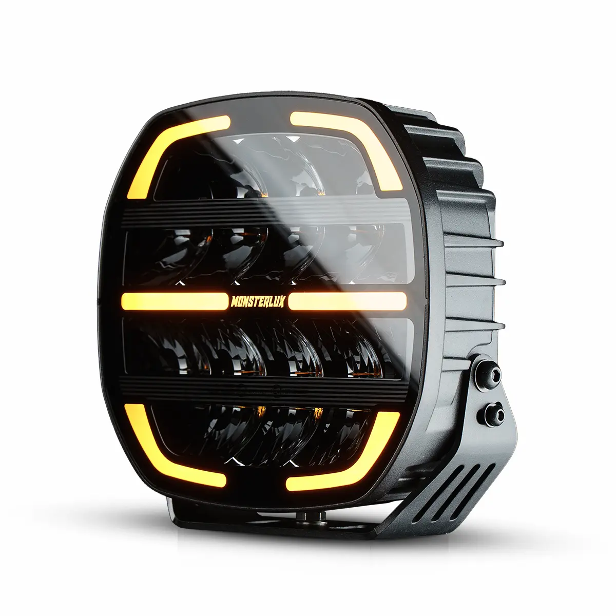 Core 9 9" LED-extraljus, svart hölje, godkänt för vägtrafik + Monster Mode, 5000 K - Bild 2