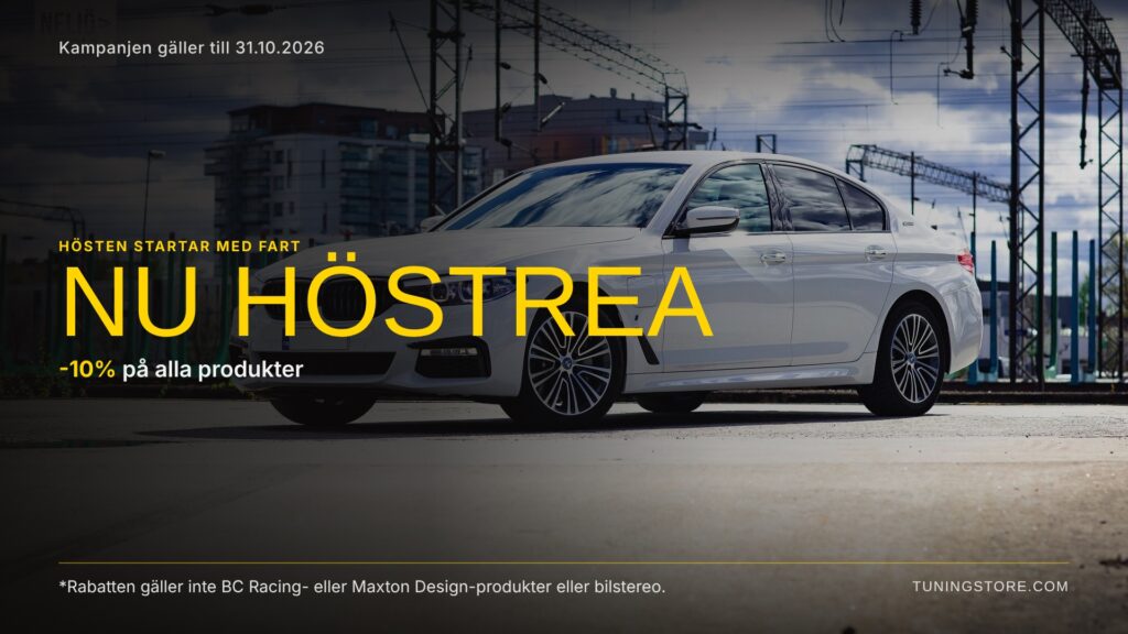 Höstrea: -10 % på alla produkter, kampanjen gäller till 31.10.2026